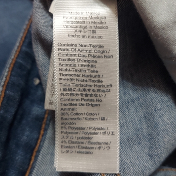 Madewell Curvy High Rise Crop Skinny Jeans Hi/Lo Raw Hem - Picture 9 of 11